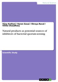 Produktbild: Natural products as potential sources of inhibitors of bacterial quorum-sensing