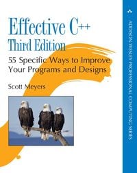 Produktbild: Effective C++: 55 Specific Ways to Improve Your Programs and Designs