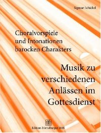 Produktbild: Choralvorspiele und Intonationen barocken Charakters, f&uuml;r Orgel, 10 Bde.