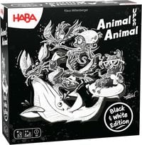 Produktbild: HABA 2014044001 - Tier auf Tier Black & White Edition, Stapelspiel, Balancierspiel