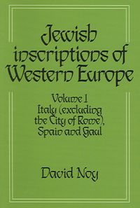 Produktbild: Jewish Inscriptions of Western Europe