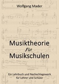 Produktbild: Musiktheorie f&uuml;r Musikschulen