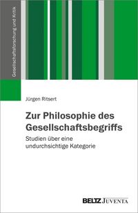 Produktbild: Zur Philosophie des Gesellschaftsbegriffs