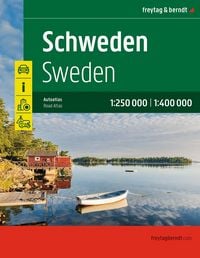 Produktbild: Freytag & berndt Autoatlas Schweden. 1:250.000