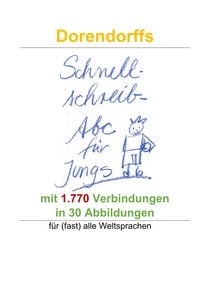 Produktbild: Dorendorffs Schnellschreib-Abc f&uuml;r Jungs mit 1.770 Verbindungen