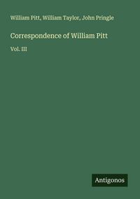 Produktbild: Correspondence of William Pitt