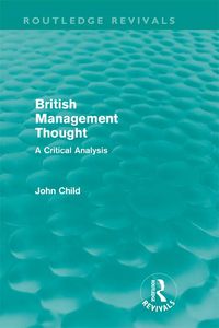 Produktbild: British Management Thought