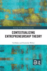 Produktbild: Contextualizing Entrepreneurship Theory