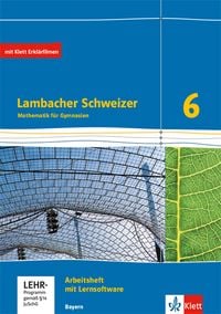 Produktbild: Lambacher Schweizer Mathematik 6. Ausgabe Bayern ab 2017. Arbeitsheft plus L&ouml;sungsheft und Lernsoftware Klasse 6