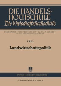 Produktbild: Landwirtschaftspolitik