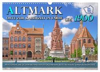 Produktbild: Altmark um 1900 - Orte zur Kaiserzeit in Farbe &ndash; kolorierte Fotografien (Wandkalender 2027 DIN A3 quer), CALVENDO Monatskalender