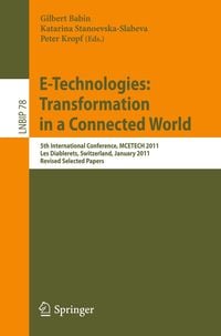 Produktbild: E-Technologies: Transformation in a Connected World