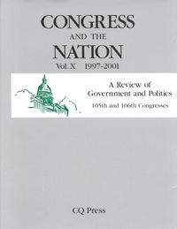 Produktbild: Congress and the Nation X: 1997-2001