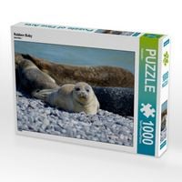 Produktbild: CALVENDO Puzzle Robben Baby | 1000 Teile Lege-Gr&ouml;&szlig;e 64x48cm Foto-Puzzle f&uuml;r gl&uuml;ckliche Stunden