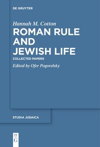 Produktbild: Roman Rule and Jewish Life