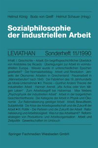 Produktbild: Sozialphilosophie der industriellen Arbeit