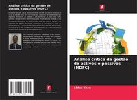 Produktbild: An&aacute;lise cr&iacute;tica da gest&atilde;o de activos e passivos (HDFC)