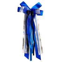 Produktbild: Nestler Schult&uuml;tenschleife blau/silber 23x50cm