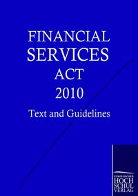 Produktbild: Financial Services Act 2010