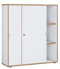 Produktbild: B&uuml;roschrank Aktenschrank Schiebet&uuml;ren Salia 3fach