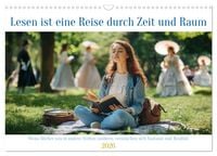 Produktbild: Lesen ist eine Reise durch Zeit und Raum (Wandkalender 2026 DIN A3 quer), CALVENDO Monatskalender