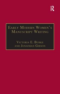 Produktbild: Gibson, J: Early Modern Women's Manuscript Writing