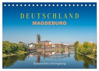 Produktbild: Deutschland: Magdeburg, Stadtansichten und Umgebung (Tischkalender 2026 DIN A5 quer), CALVENDO Monatskalender