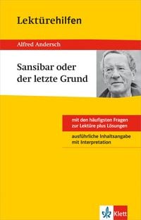 Produktbild: Klett Lekt&uuml;rehilfen Alfred Andersch, Sansibar oder der letzte Grund