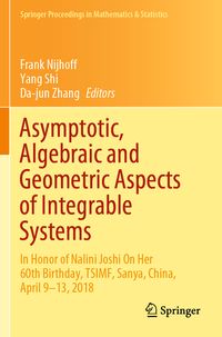 Produktbild: Asymptotic, Algebraic and Geometric Aspects of Integrable Systems
