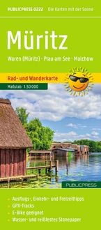Produktbild: M&uuml;ritz, Rad- und Wanderkarte 1:50.000, Publicpress