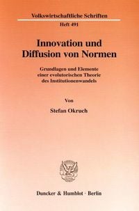 Produktbild: Innovation und Diffusion von Normen.