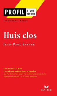 Produktbild: Profil - Sartre (Jean-Paul) : Huis clos
