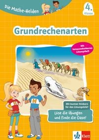 Produktbild: Klett Die Mathe-Helden: Grundrechenarten 4. Klasse