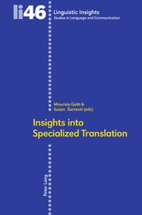 Produktbild: Insights into Specialized Translation
