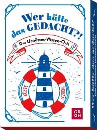 Produktbild: Wer h&auml;tte das gedacht?! Das Unn&uuml;tzes-Wissen-Quiz K&uuml;ste und Inseln