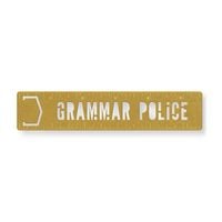 Produktbild: Grammar Police Metal Bookmark Stencil