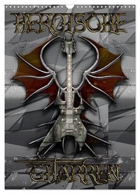 Produktbild: Heroische Gitarren (Wandkalender 2026 DIN A3 hoch), CALVENDO Monatskalender