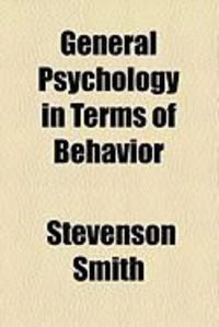 Produktbild: General Psychology in Terms of Behavior