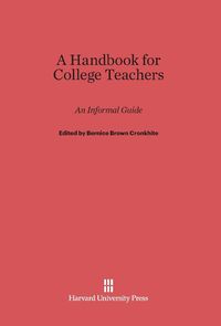 Produktbild: A Handbook for College Teachers