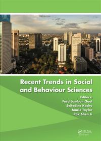 Produktbild: Recent Trends in Social and Behaviour Sciences