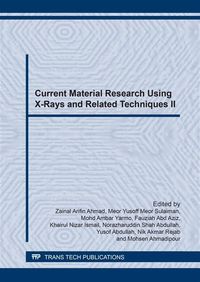 Produktbild: Current Material Research Using X-Rays and Related Techniques II