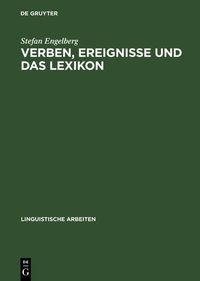 Produktbild: Verben, Ereignisse und das Lexikon