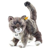 Produktbild: Steiff 099335 - Kitty Katze, stehend, grau, Pl&uuml;sch, 25 cm