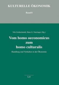 Produktbild: Vom homo oeconomicus zum homo culturalis
