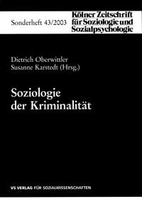 Produktbild: Soziologie der Kriminalit&auml;t