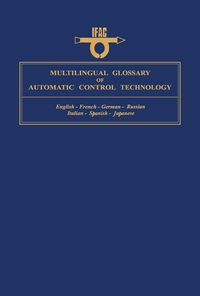 Produktbild: Multilingual Glossary of Automatic Control Technology
