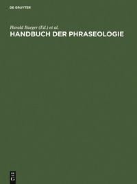 Produktbild: Handbuch der Phraseologie