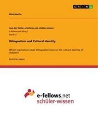Produktbild: Bilingualism and Cultural Identity