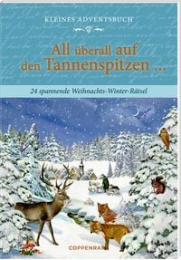 Produktbild: Adventskalenderbuch mit T&uuml;rchen &ndash; All &uuml;berall auf den Tannenspitzen ...