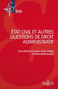 Produktbild: Etat Civil et Autres Questions de Droit Administratif